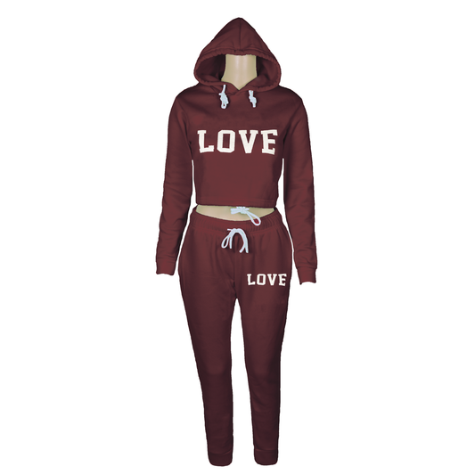 Cotton Mixed color Tracksuit