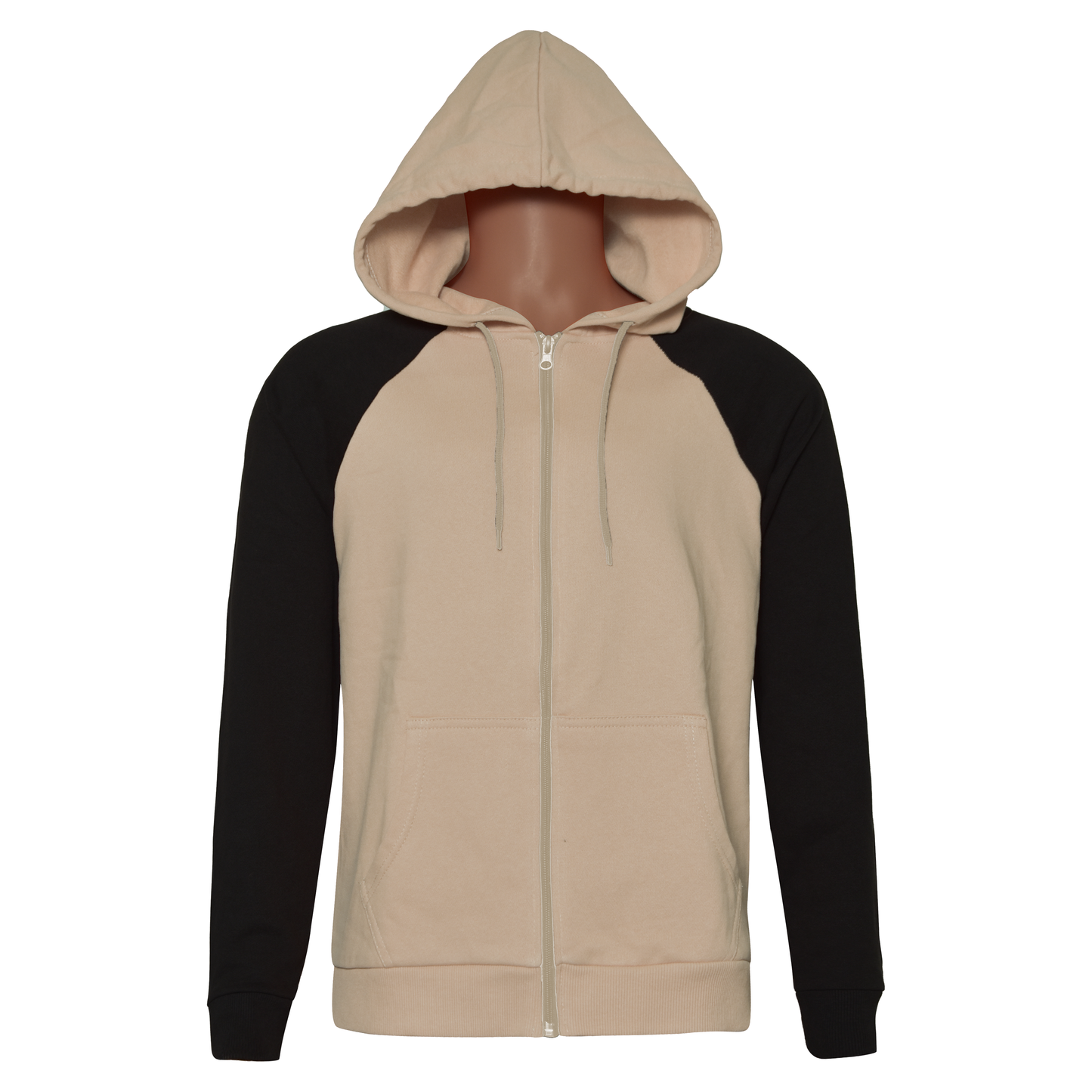 Manfinity Sporsity Men Two Tone Raglan Sleeve Drawstring Hoodie