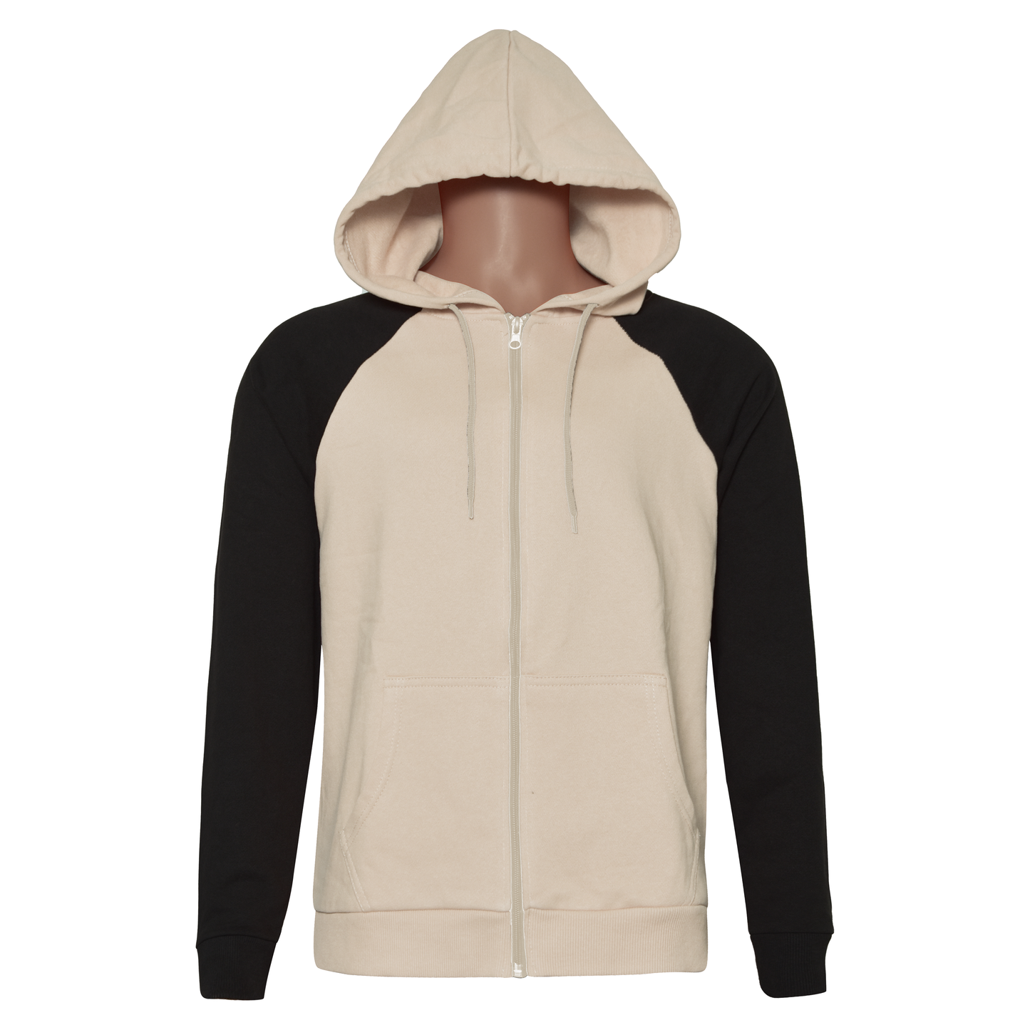 Manfinity Sporsity Men Two Tone Raglan Sleeve Drawstring Hoodie